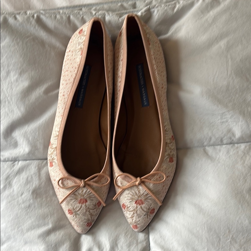 Margaux x Schumacher Floral Flats
